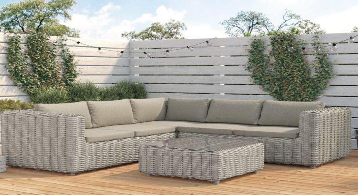 Outdoor furniture for lounge and garden